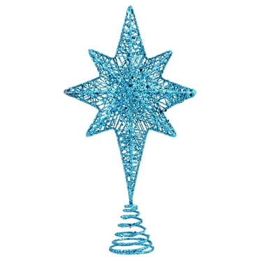 Masteelf Tress Christmas Tree Top Star Topper Sparkling Decoration