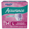 Assurance Incontinence Underwear for Women, Large, 54 Count (Pack of 30 | Total 1620ount)