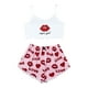 thumbnail image 3 of MKLEKYY conjunto de Pijama Corto para Mujer, Camisola, Lencería, Top y Pantalones Cortos con Estampado de Lechuga, 3 of 3