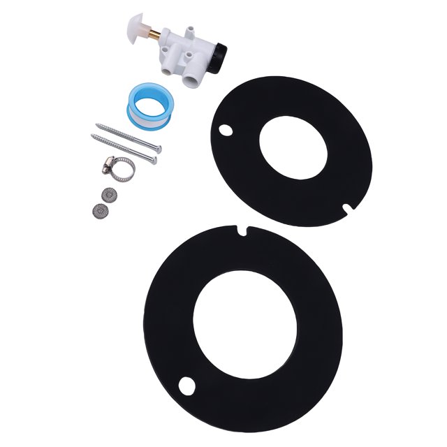 Kit de Remplacement de Valve de Chasse d'Eau pour RV, Durable 385314349 Étanche Kit de Valve d'Eau RV de Remplacement pour Toilettes à Pédale Vacuflush pour Remorque Bateau