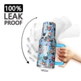 thumbnail image 3 of OBREWU German Shorthaired Pointer Dog and Flower Tumbler with Handle and Lid,German Shorthaired Pointer Dog and Flower 40oz Double Wall Vacuum Insulated Tumbler,Cups Gift for Women and Men, 3 of 7