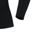 thumbnail image 4 of Mens Thermal Compression Shirt Mock Turtleneck Long Sleeve Fleece Lined Base Layer Workout Cold Weather Top, 4 of 5
