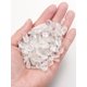 thumbnail image 1 of Xiao Hua Piedra triturada de cristal natural de 1 kg, piedra pulidora para aromaterapia, piedra desmagnetizadora para purificación de peceras, decoración, piedra natural blanca de 5-7 mm, 1 of 4