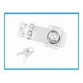 thumbnail image 5 of Marine Stainless Steel Pull Hatch Latch- Flush Lever Compression Locking Latch w/Keys for Boat Door Cabinet Cockpit Floor ,Long Lasting, 5 of 5