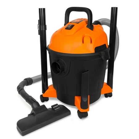 WEN 10-Amp 5-Gallon Portable HEPA Wet/Dry Shop Vacuum and Blower with 0.3-Micron Filter, Hose, and Accessories