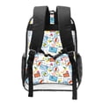 thumbnail image 2 of Sikiie Summer Stamp Clear Backpack, Transparent Bookbag for School for Women Men, Capacity Clear Bag for College, Travel, 2 of 7