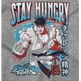thumbnail image 2 of Street Fighter Ryu Stay Hungry Men Big & Tall Long Sleeve Tee Brisco Brands 2X, 2 of 5