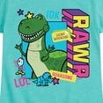 thumbnail image 3 of Toy Story 4 - Rex Graphic - Toddler & Youth Girls Short Sleeve Graphic T-Shirt, 3 of 5