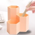 thumbnail image 4 of Portalápices de diamante Hexagonal, caja de almacenamiento de papelería de escritorio para estudiantes, 4 of 5