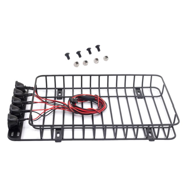 portaequipajes rc Portaequipajes para Camiones Modelo RC a 1:10, Portaequipajes para SCX10, , D90, TF2 Cc01 DIY Accs Magideal portaequipajes rc