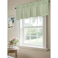 thumbnail image 6 of Valances for Windows Vintage Linen Rod Pocket Cafe Window Treatments Valance Curtains for Kitchen Bathroom Laundry Basement Windows 60"x18", 6 of 9