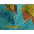 thumbnail image 4 of Ambesonne Ocean Quilted Bedspread Set 3 Pcs, Cartoon Turtle Coral, Queen Size, Turquoise Mustard Brown, 4 of 5