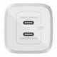 thumbnail image 3 of Belkin BoostCharge Dual USB-C GaN Wall Charger 45W White, 3 of 5