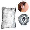 thumbnail image 1 of Minnieouse 100PCS Ear Protector Caps Elastic Shower Ear Clear Covers Water Sombreros, 1 of 1