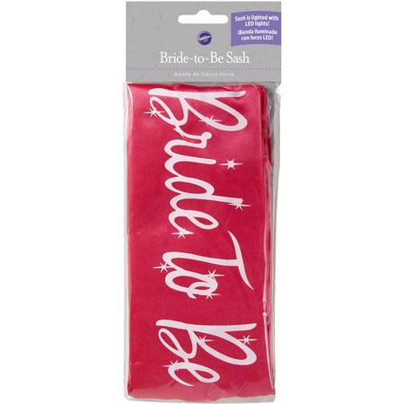 Wilton Light Up Bride Sash, 1 Each