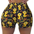 thumbnail image 2 of Fotbe Ducks Shorts Sin Costuras – Shorts Deportivos de Cintura Alta para Mujer, Elásticos para Gimnasio, Yoga, Running o Ciclismo-Small, 2 of 8