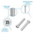 thumbnail image 3 of Uxcell Phillips Pan Head Screws, 40 Pack M3-0.5 x 20mm 304 Stainless Steel 18-8 Full Thread Pan Head Machine, 3 of 7