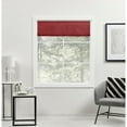 thumbnail image 4 of Exclusive Home Acadia 100% Blackout Roman Shade, 34"x64", Red, 4 of 13