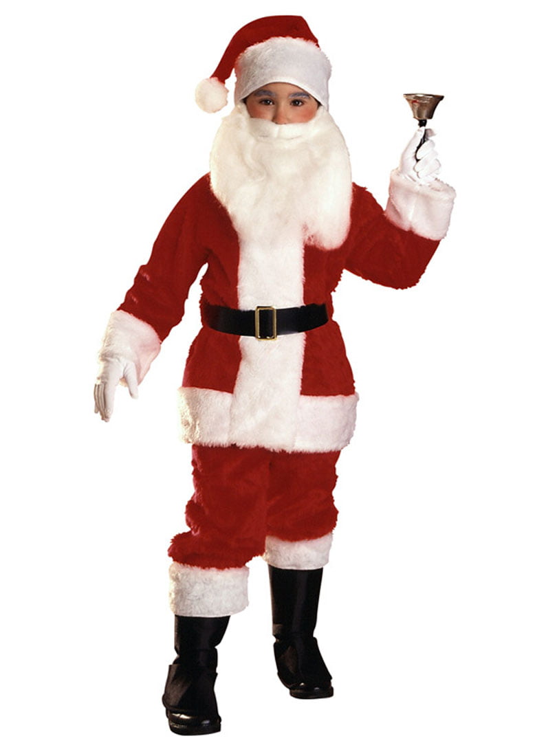 23361 X-Large Rubie's Ultra Velvet Adult Santa Suit with Faux Fur 