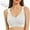 White#1, variant on 2 Pack Bras for Women Wireless Jelly Plus Size Supportive Seamless Bralettes Full Coverage Push Up Comfortable No Underwire Tshirt Bras
