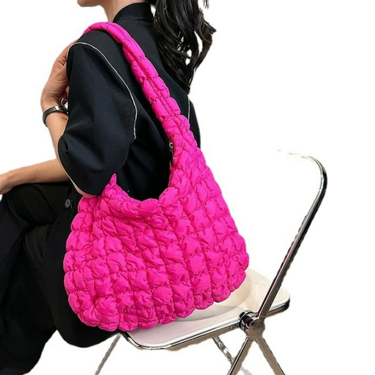 ☆送料・関税込☆MLB★Quilted Hobo Bag Large BOS★ Amazon.com: Bubble Cloud Hobo Bag,Pleated Cloud Bag Large