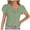 Green, variant on Uaswgudfs Womens Dressy Casual Blouses Asymmetrical V Neck Business Work Tops Ruffle Sleeve Summer Shirts