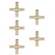 thumbnail image 3 of 5 uds 4 vías en cruz 6 -12mm tubo conector de lengüeta para accesorios de tubería conjunta 10 mm Zulema Conector de manguera cruzada, 3 of 6