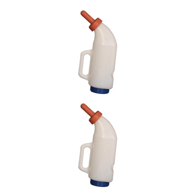 Methold 2L/4L Calf Milk Bottle Hand Rearing Poddy Weaning Milking Feeder Farm Teat MP51A 4L 2Conjunto