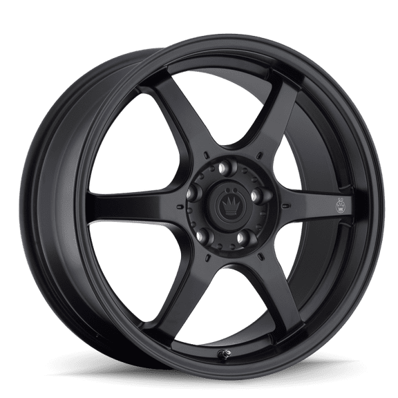 1 Konig 17x7.5 5X100 45 30B Backbone Matte Black Wheel Rim