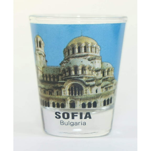 Sofia Bulgaria Alexander Nevsky Cathedral Shot Glass