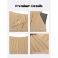 thumbnail image 4 of Airmenty Wide Leg Pants for Women High Waisted Stretchy Work Dress Pants Business Casual Palazzo Pants Dressy Slacks Trousers with Pockets S-2XL, 4 of 8