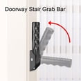 thumbnail image 4 of Doorway Support Handle, 350lb Load Capacity Secure and Stable Flip Up Grab Bar  for Front Interior Doors, 4 of 7