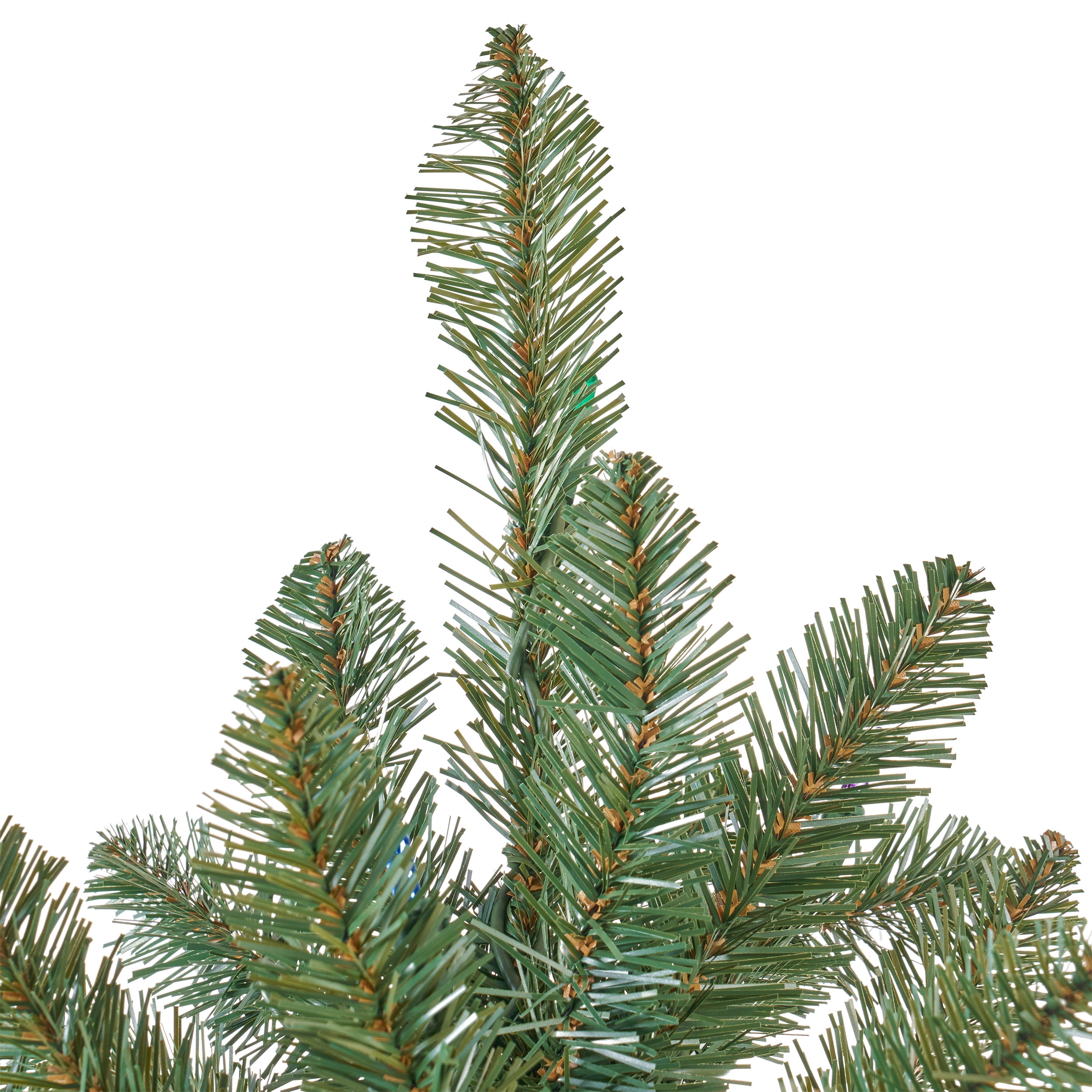 Noble House 9 Foot Artificial Norway Spruce Christmas Tree, Green/Multicolored Lights