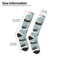 thumbnail image 2 of Naloa Swan Princess On Lake Thigh High Socks Extra Long Stretchy Sock Women Over Knee High Opaque Stocking Daily Wear, 2 of 6