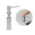 thumbnail image 6 of Stylish Ht 4" & 240 ml Brushed Stainless Steel Soap Dispenser for Kitchen Sink S-01S, 6 of 9