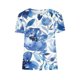 thumbnail image 4 of Tops de Ajuste Suelto para las Mujeres Impreso Manga Corta Suéter Camiseta Cuello Redondo Blusa Casual, Top de Moda para el Uso Diario Y las Salidas, 4 of 6