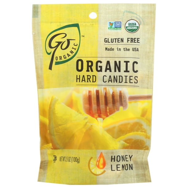 Go Organic Hard Candy Honey Lemon 3.5 Oz , 3.5 Oz