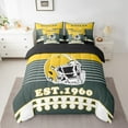 thumbnail image 2 of Erosebridal Football Bedding Sets King Size 7-Piece, Teens Room Decor, Dark Green, Dallas, 2 of 5