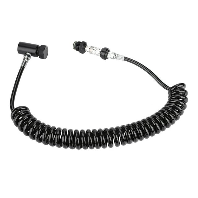 Marqueur de Paintball Valve de Connexion de Cylindre à Bobine Télécommandée Tuyau Ondulé