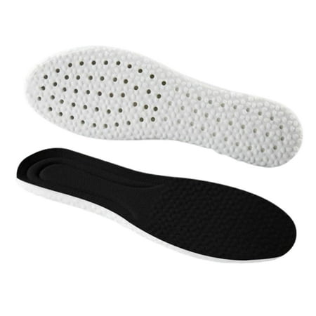 

Super Elastic Universal Insole Breathable Thin Comfortable Shock Absorption Shoe Insoles For Women Black 37-38 Uncosinb