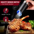 thumbnail image 2 of Electric Pepper and Salt Grinder, Adjustable Coarseness, Battery Powered, One Hand Automatic Operation (Single Black), 2 of 9