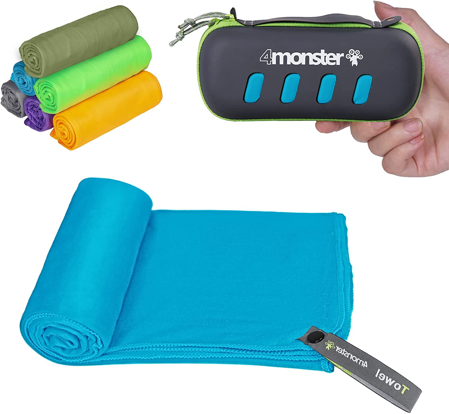 4Monster Microfiber Towel Quick Dry Blue Towel Uganda Ubuy
