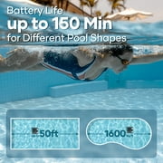 AIPER Scuba N1 Robotic Pool Vacuum Cleaner, Cordless, 2 Extra Brushes, For Inground Pools