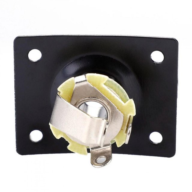 Guitar Output Jack, Diameter Is 6.35mm Guitar Output Jack, Fine Workmanship For Guitar Repair Master Electric Guitar
