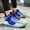 cyan green, variant on Men'S Shoes Rotating Button Basketball Shoes With Friction Sound, Anti-slip And Shock-absorbing Professional Sports Shoes, Thick-soled Stable Anti-slip Design, Suitable For Competition
