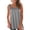 Grey, variant on HUITKMM Sleeveless Shirts for Women Cami with Built in Bra Wide Strap Tank Tops for Women Summer Clothes for Size M