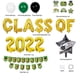 thumbnail image 1 of Class Of 2022 Graduation Party Decoration Supplies Balloons Banner Cake Topper Set, 1 of 2
