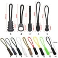 thumbnail image 2 of 5/10/15pcs Hot Bags Clip Buckle Outdoor tools Zip Puller Replacement Ends Lock Zips Zipper Pull Cord Rope Pullers 15PCS STYLE 3, 2 of 8
