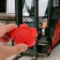 thumbnail image 5 of OUNONA 1Set Red Plastic Forklift Engine Oil Filler Cap for Cap Replacement, 5 of 5