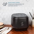 thumbnail image 4 of Arrocera y Multicocina Profesional Aroma Housewares Negro 12 Tazas, 4 of 7